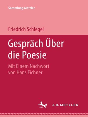cover image of Gespräch Über die Poesie